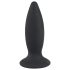 Black Velvet S - vibrator anal începător, reîncărcabil (negru)