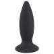 Vibratoar anal negru, compact și fin pentru începători