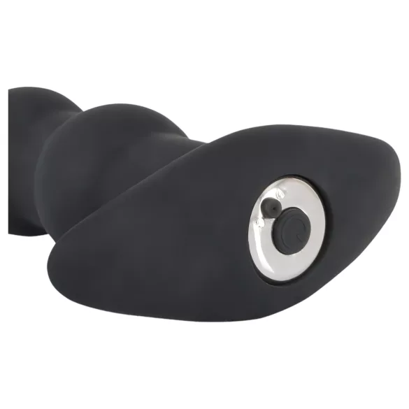 Black Velvets - vibrator anal cu 5 bile reîncărcabil - negru