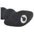 Velvet Noir - vibrator anal cu 5 bile, reîncărcabil (negru)