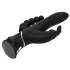 Happyrabbit Triple - vibrator clitoridian și anal cu baterie - silicon negru