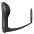 Analfantasy - vibrator anal cu deget și inel pentru penis - silicon negru
