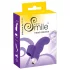 SMILE - vibratoare pentru deget - vibrații ondulate - silicon mov