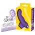 SMILE - vibratoare pentru deget - vibrații ondulate - silicon mov