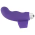 SMILE - vibratoare pentru deget - vibrații ondulate - silicon mov
