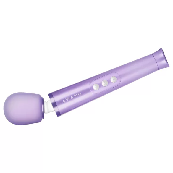 Le Wand Petite - vibrator masaj reîncărcabil exclusivist - mov