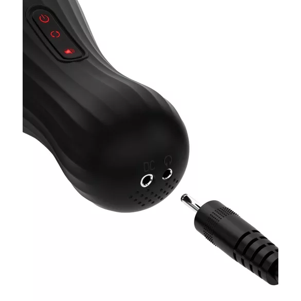 PDX Elite - masturbator automat pentru bărbați - transparent/negru