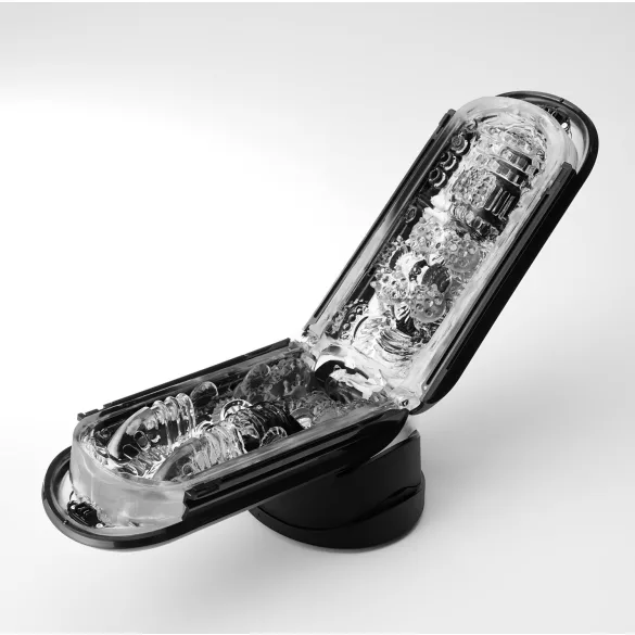 TENGA Flip Zero - masturbator cu vibrații - negru
