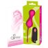 Bilele Dragostei SMILE - ou vibrator radio cu acumulator (roz)