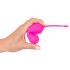 Bilele Dragostei SMILE - ou vibrator radio cu acumulator (roz)