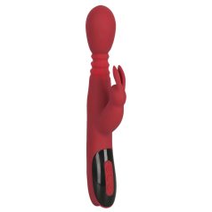   You2Toys Massager - vibrator G-spot cald, rotativ și pulsatoriu (roșu)