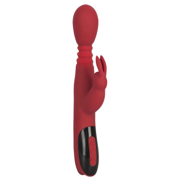 You2Toys - Vibrator pentru punctul G - mișcare push&rotire, încălzire - roșu