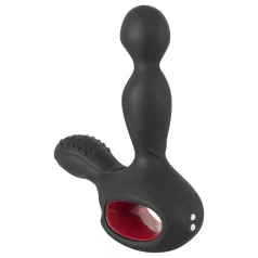   You2Toys - vibrator prostată rotativ cu încălzire - silicon negru