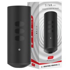   Kiiroo Titan Experience - masturbator interactiv cu acumulator (negru)
