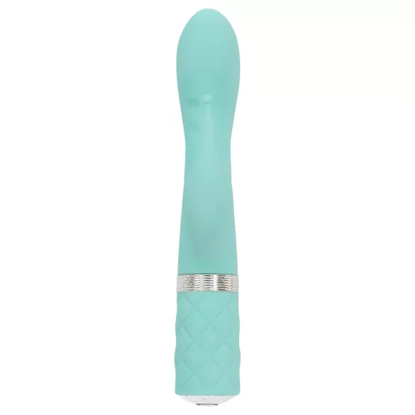 Pillow Talk Kinky - vibrator punct G cu acumulator, cu 2 motoare (turcoaz)