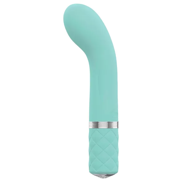 Pillow Talk Racy - vibrator pentru punctul G, subțire, reîncărcabil, turcoaz