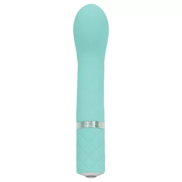 Pillow Talk Racy - vibrator pentru punctul G, subțire, reîncărcabil, turcoaz