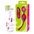 SMILE - ou vibrator cu telecomandă - bile pentru exerciții Kegel 82g roz