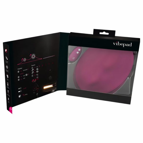 VibePad - pernă vibrator cu 2 motoare și telecomandă - mov