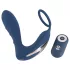 You2Toys - Vibrator anal pentru prostată cu inel penian - silicon albastru