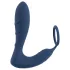 You2Toys - Vibrator anal pentru prostată cu inel penian - silicon albastru