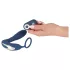 You2Toys - Vibrator anal pentru prostată cu inel penian - silicon albastru