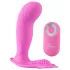 Smile - Vibrator portabil cu curea - comandă radio - reîncărcabil - roz