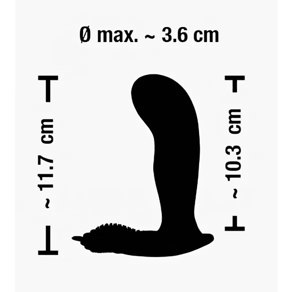 Smile - Vibrator portabil cu curea - comandă radio - reîncărcabil - roz