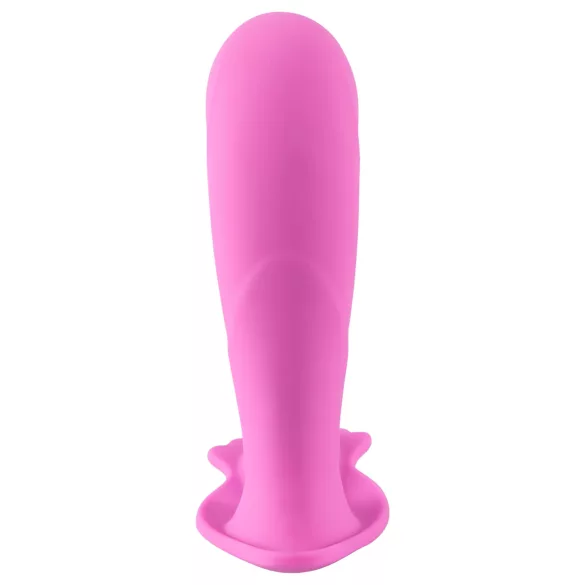 Smile - Vibrator portabil cu curea - comandă radio - reîncărcabil - roz