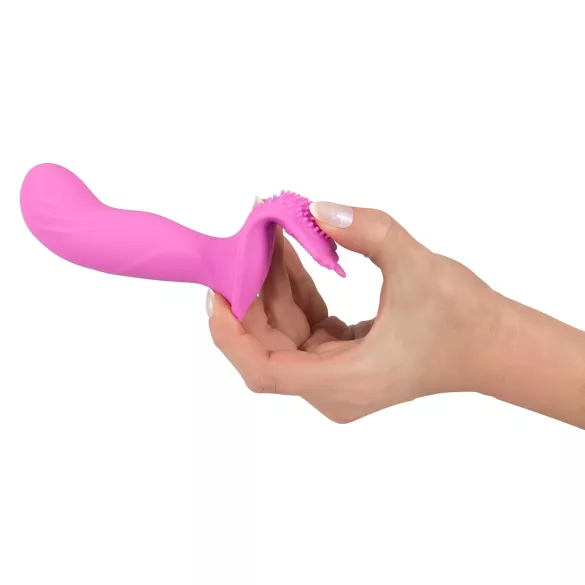Smile - Vibrator portabil cu curea - comandă radio - reîncărcabil - roz