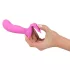 Smile - Vibrator portabil cu curea - comandă radio - reîncărcabil - roz