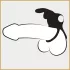 Happyrabbit - inel pentru penis și testicule