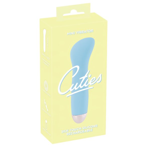 Cuties Mini Blue - vibrator pentru punctul G - reîncărcabil - turcoaz