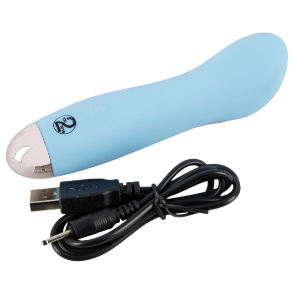 Cuties Mini Blue - vibrator pentru punctul G - reîncărcabil - turcoaz