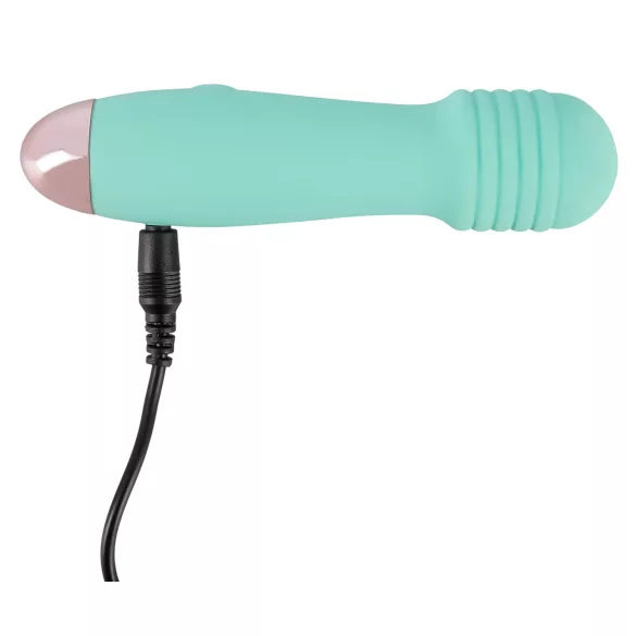 Cuties - mini vibrator wand reîncărcabil - masaj, verde