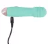 Cuties - mini vibrator wand reîncărcabil - masaj, verde