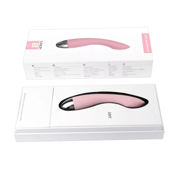 Svakom Amy - vibrator pentru punctul G - reîncărcabil - roz