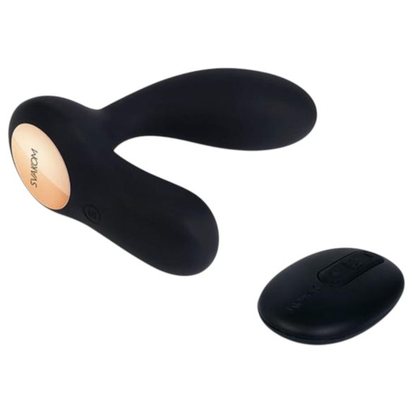 Svakom Vick - vibrator rezistent la apă pentru prostată și punctul G (negru)