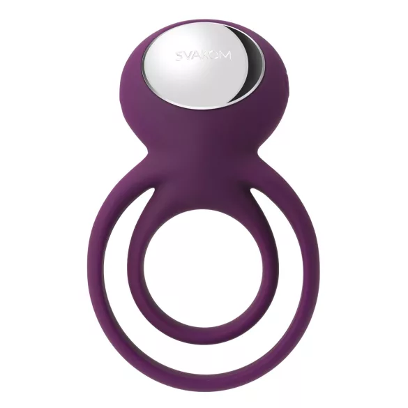 Svakom Tammy - inel pentru penis și testicule cu vibrații, reîncărcabil - mov
