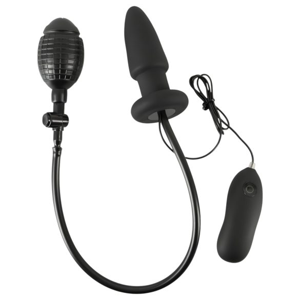 You2Toys - vibrator anal cu pompă pentru dilatare - negru