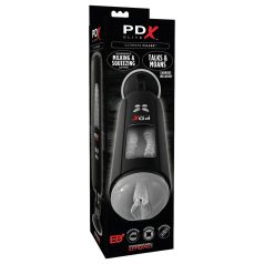   PDX Ultimate Milker - masturbator cu suctiune si vibratie (negru)
