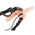 You2Toys - Strap-On - vibrator dublu cu prindere (culoarea pielii)