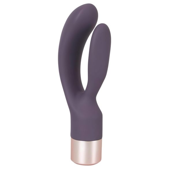You2Toys Elegant Double - vibrator cu braț pentru clitoris, cu acumulator (mov)
