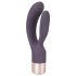 You2Toys Elegant Double - vibrator cu braț pentru clitoris, cu acumulator (mov)