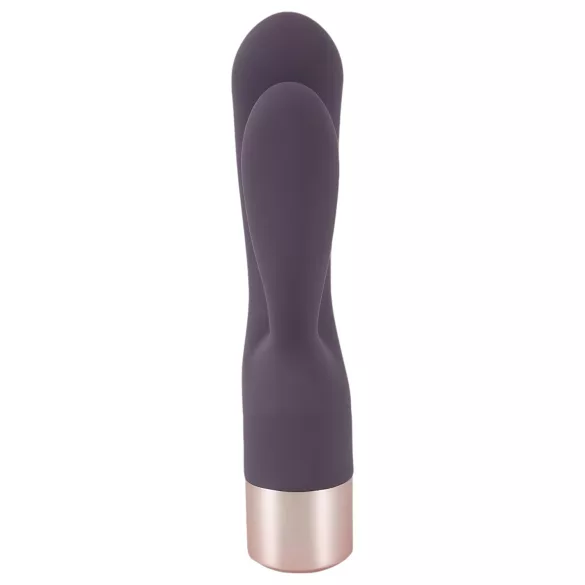 You2Toys Elegant Double - vibrator cu braț pentru clitoris, reîncărcabil, mov