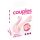 Couples Choice - Vibrator dual motor pentru cupluri (roz)