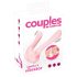 Couples Choice - Vibrator dual motor pentru cupluri (roz)