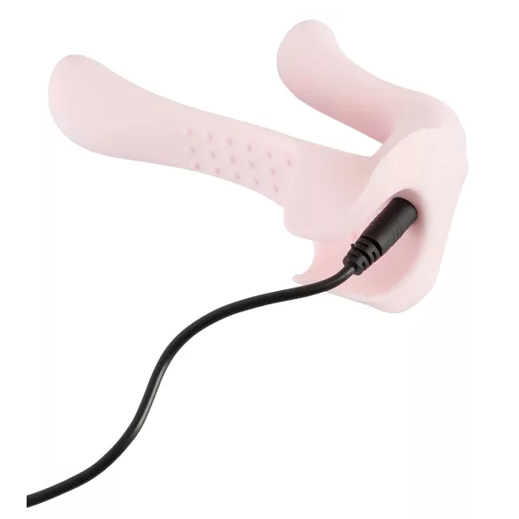 Couples Choice - vibrator pentru cuplu cu 2 motoare - roz