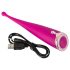 Couples Choice - vibrator clitoridian cu acumulator (roz)
