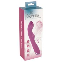 SMILE - vibrator flexibil punct A și G - silicon roz